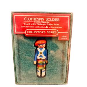Vintage Hallmark Clothespin Soldier
